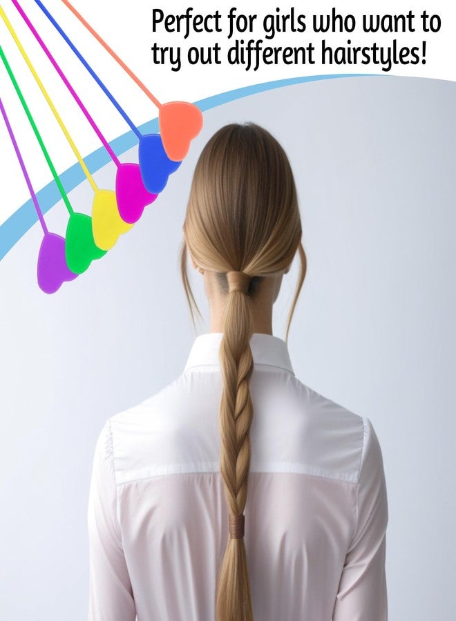 ElevateTech Quick Beader for Hair Braids Loading Beads, 12 Pcs Hair Beader Tool for Braiding Beads on Braids Automatic Beads Loader Colorful Topsy Tail Hair Braid Ponytail Hair Styling Maker - Image 5